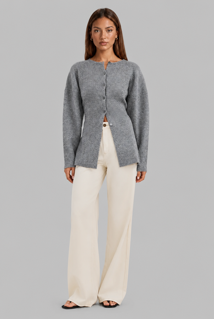 Cardigan with Tie Waist