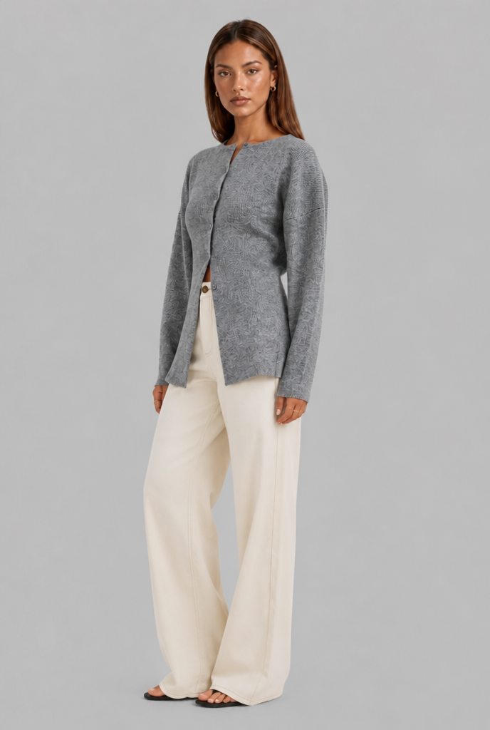 Cardigan with Tie Waist