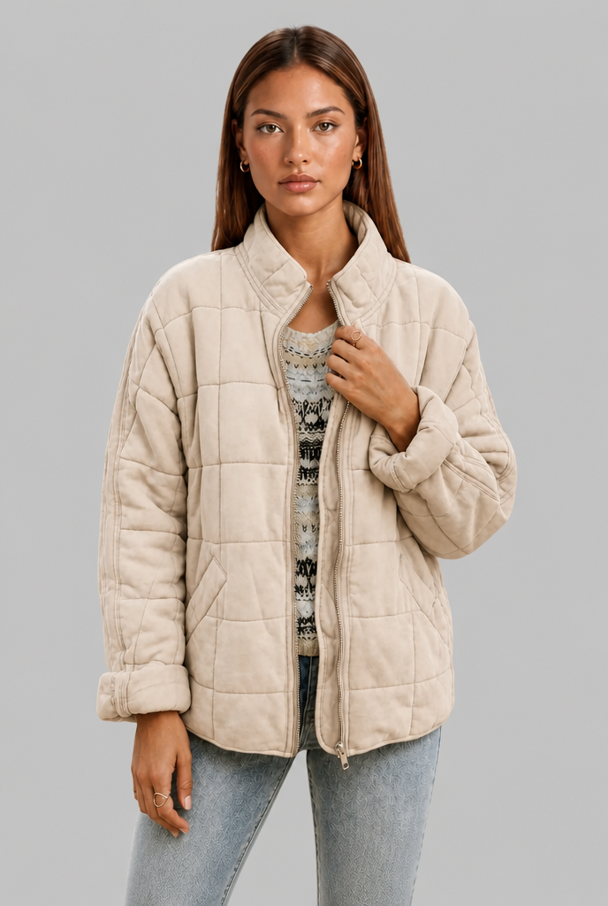 Oversized Quilted Jacket