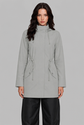 Rain Jacket with Drawstring Hood