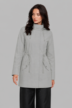Rain Jacket with Drawstring Hood