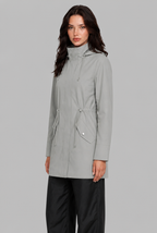 Rain Jacket with Drawstring Hood