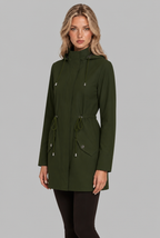 Rain Jacket with Drawstring Hood
