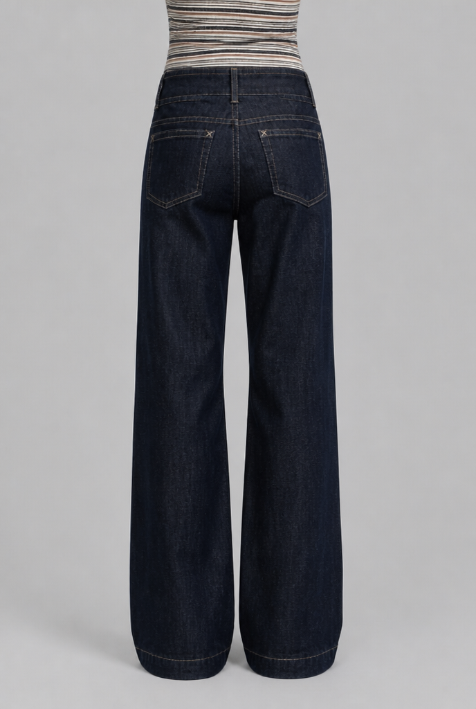 Low Rise Flare Jeans