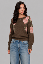 Floral Jumper with Balloon Sleeves