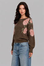 Floral Jumper with Balloon Sleeves