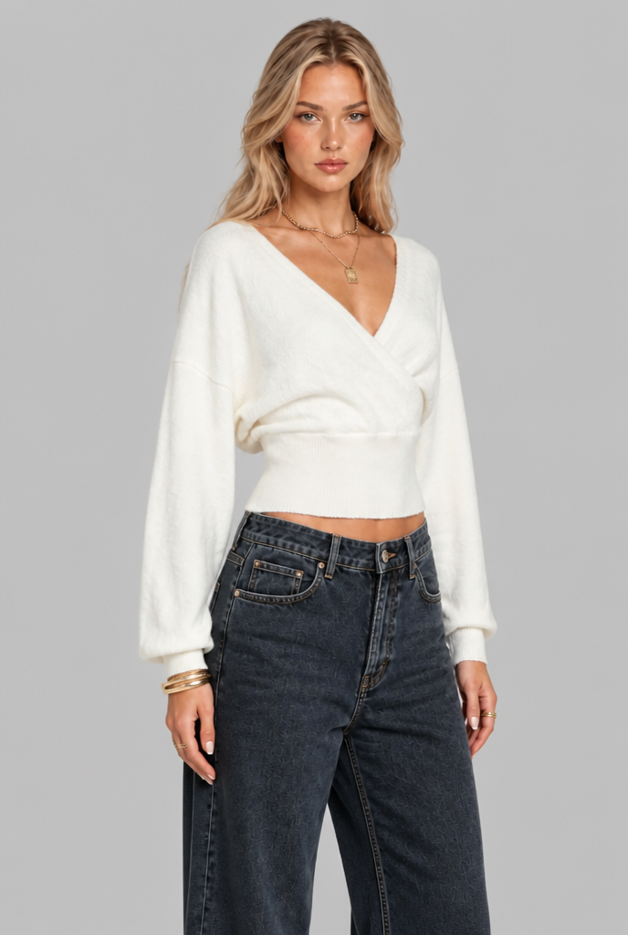 Wrap Front Jumper
