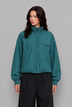 Zip Through Bomber Jacket