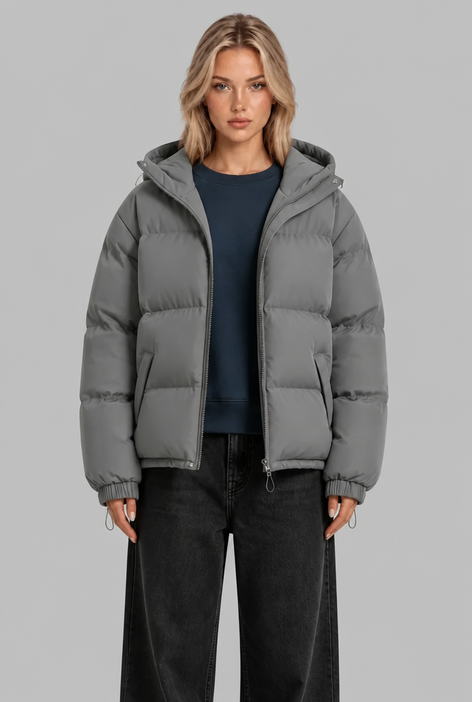 Quilted Hooded Puffer Jacket