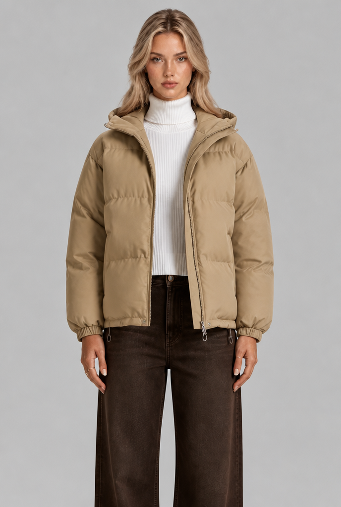 Quilted Hooded Puffer Jacket