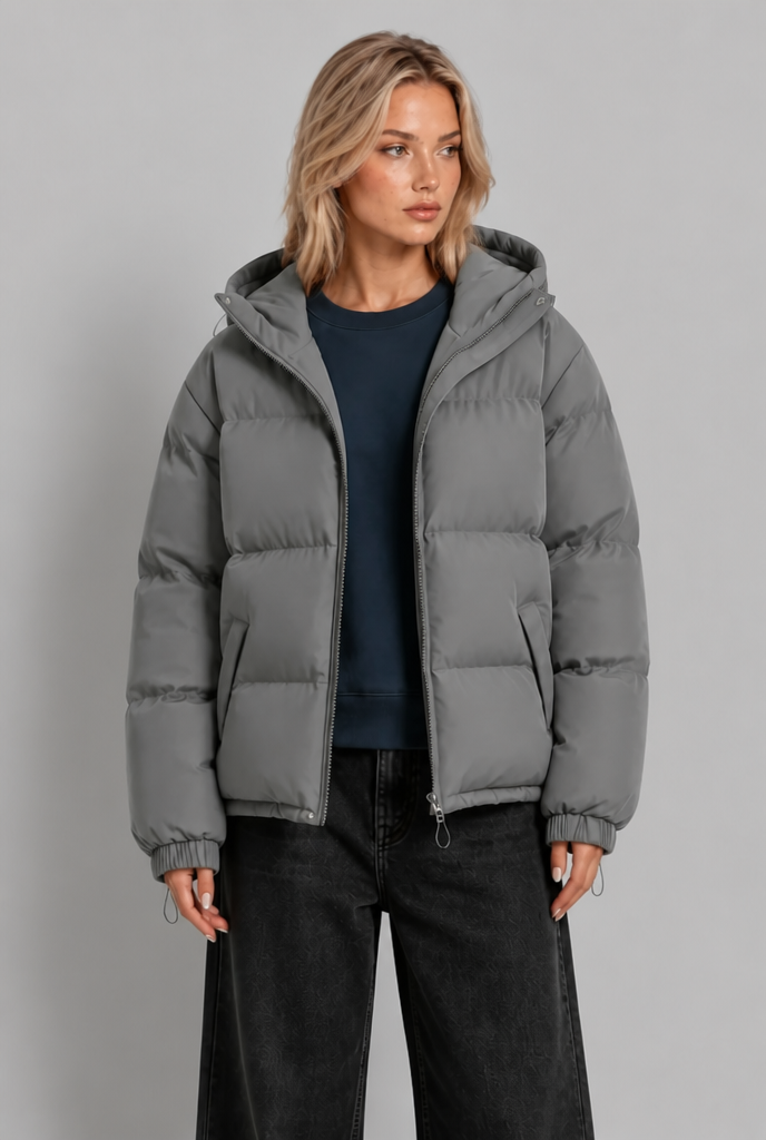Quilted Hooded Puffer Jacket