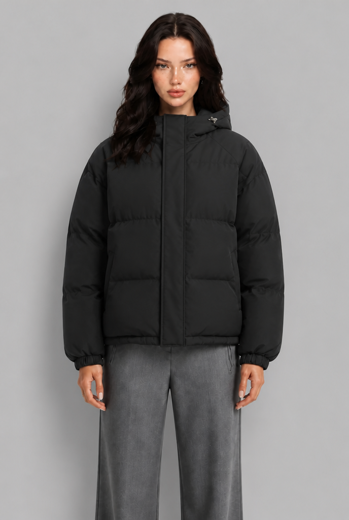 Quilted Hooded Puffer Jacket