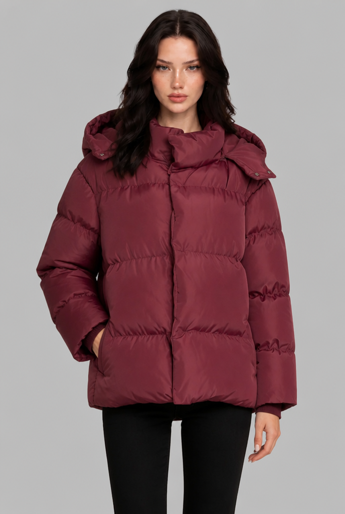 Oversized Hooded Puffer Jacket