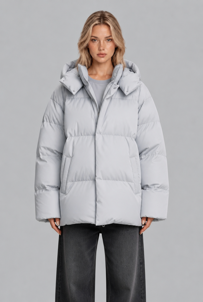 Oversized Hooded Puffer Jacket