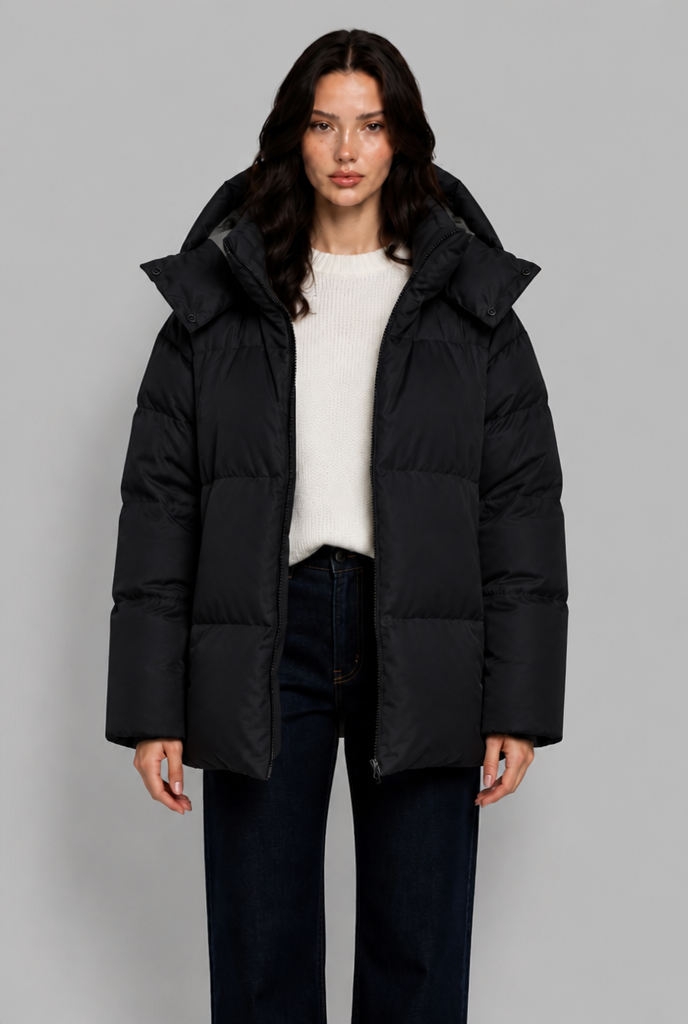 Oversized Hooded Puffer Jacket