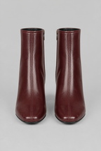Square Toe Block Heel Ankle Boots