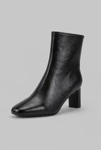 Square Toe Block Heel Ankle Boots
