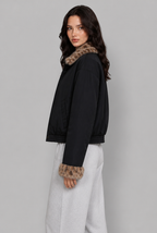 Reversible Faux Fur Bomber Jacket