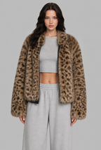 Reversible Faux Fur Bomber Jacket
